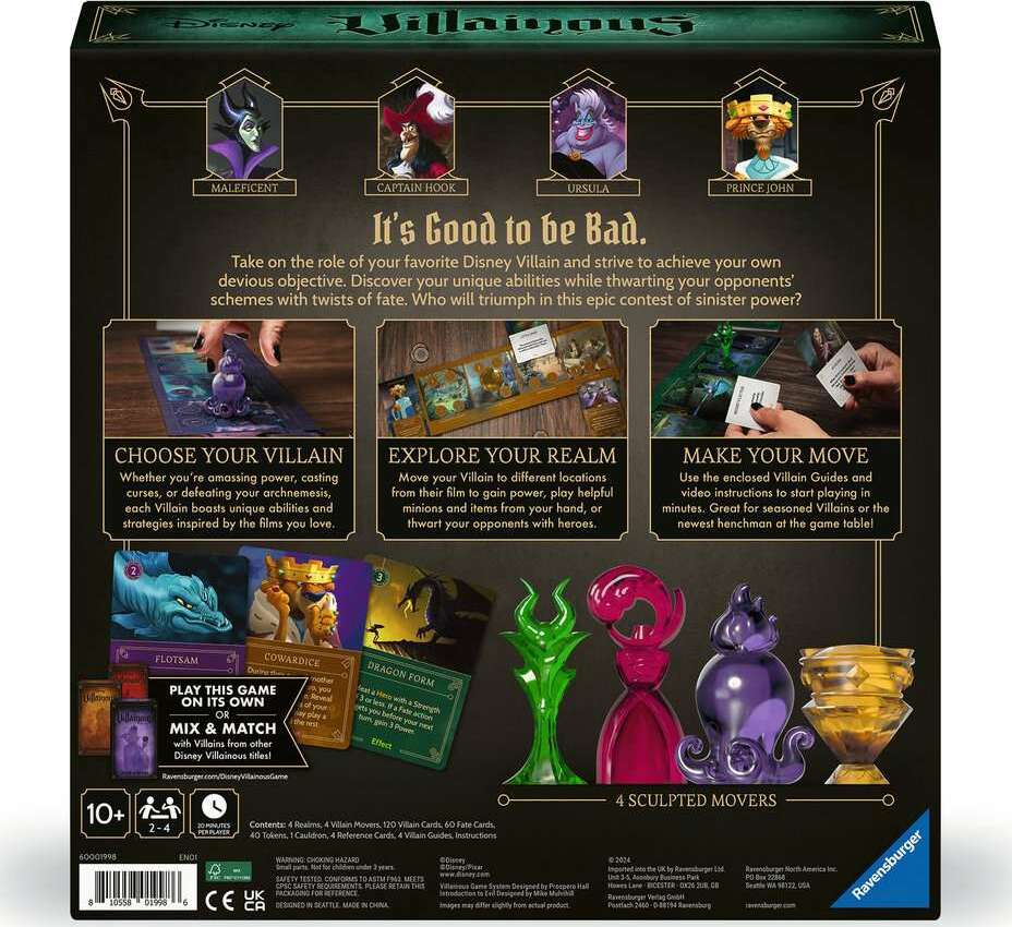 Disney Villainous: Introduction to Evil Strategy Board Game