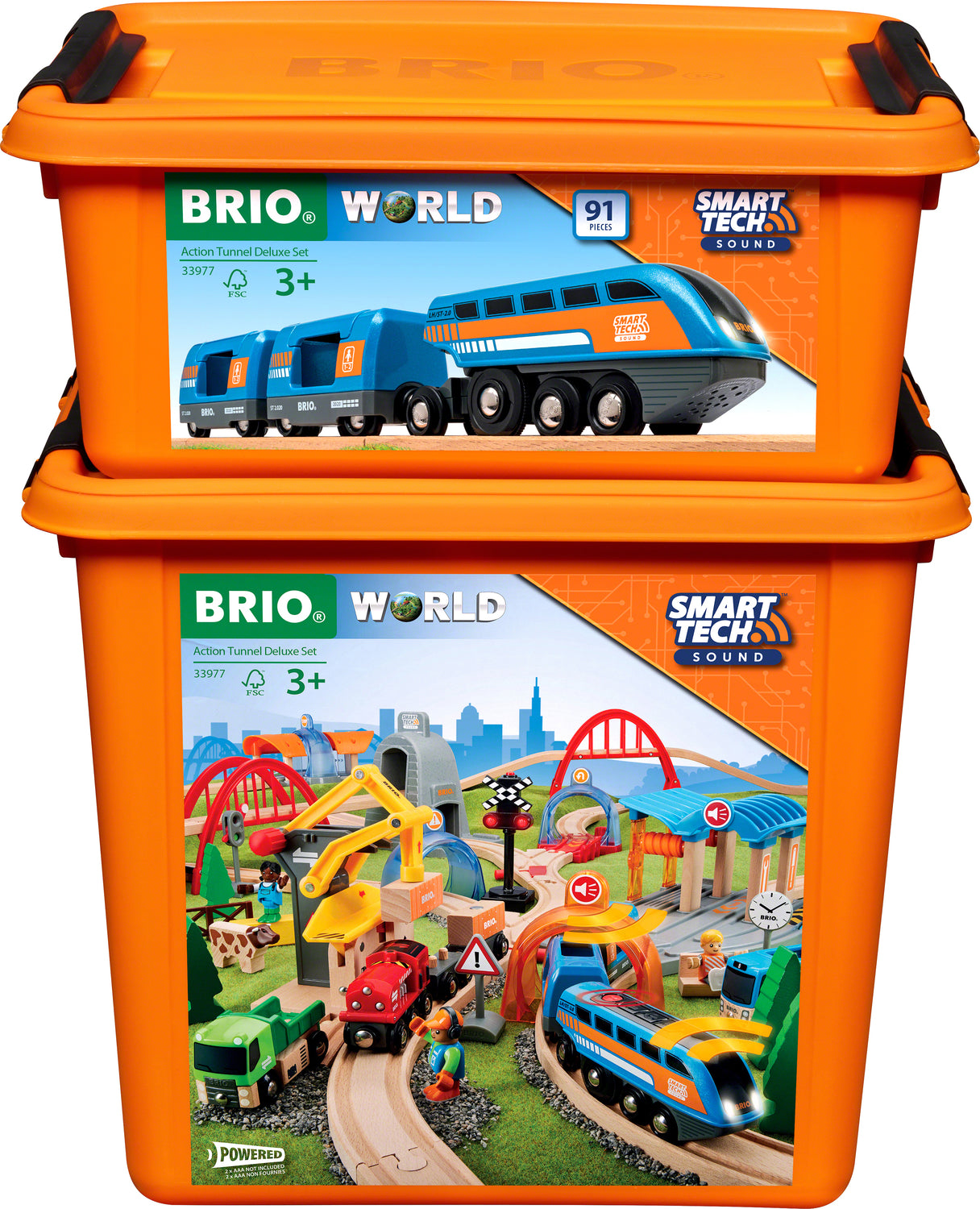 BRIO Smart Tech Sound Action Tunnel Deluxe Set