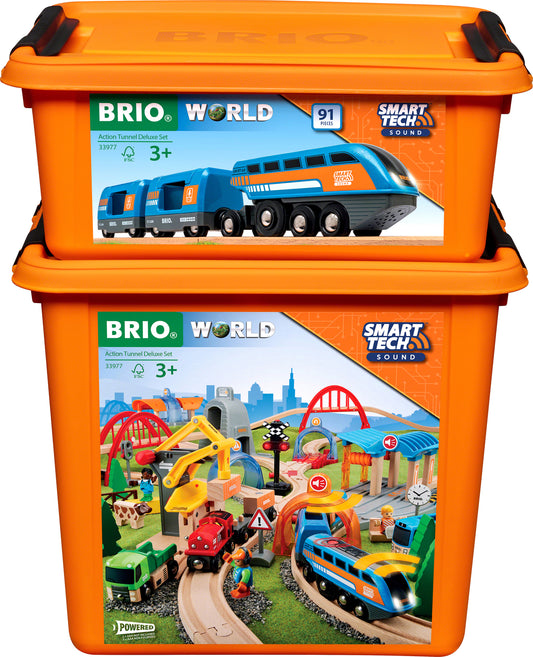 BRIO Smart Tech Sound Action Tunnel Deluxe Set