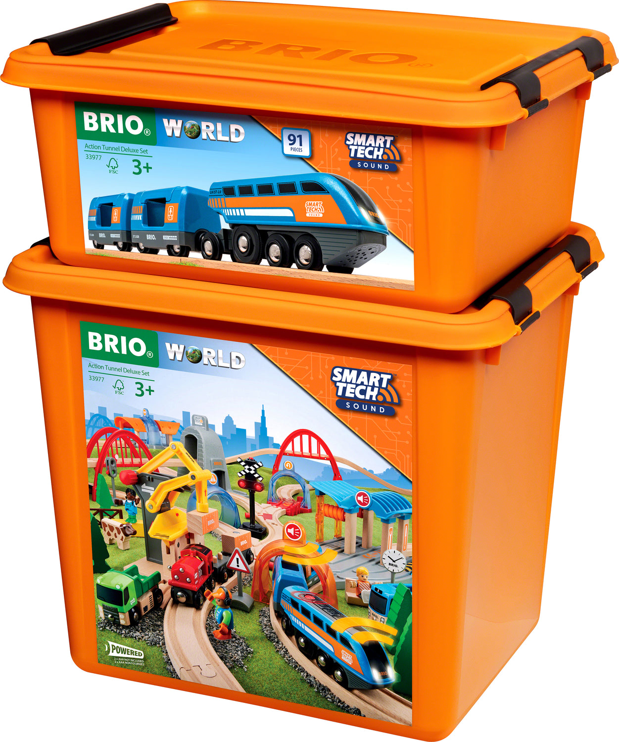 BRIO Smart Tech Sound Action Tunnel Deluxe Set