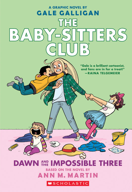 Dawn and the Impossible Three (The Baby-sitters Club Graphic Novel #5): A Graphix Book: Full-Color Edition