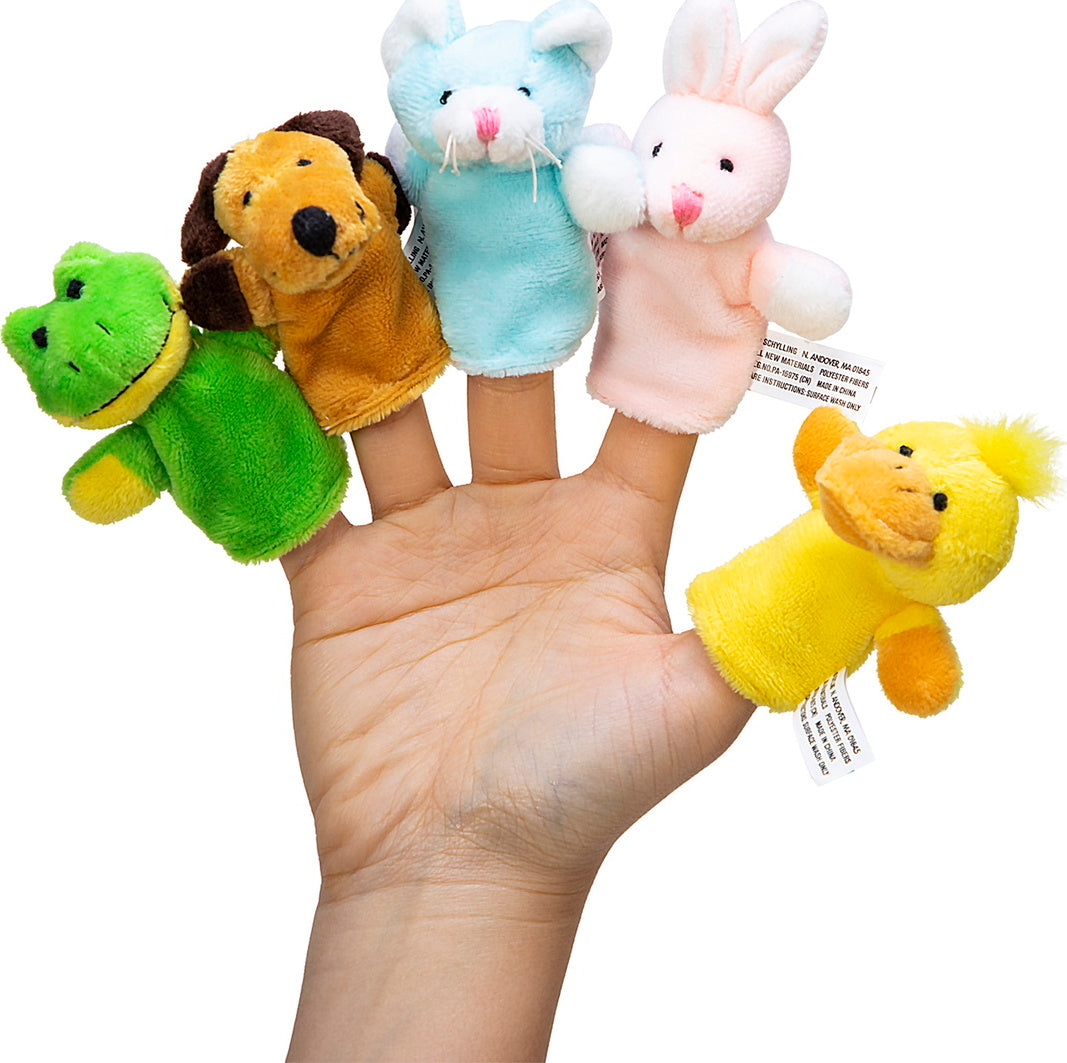 Plush Finger Puppets-Asst