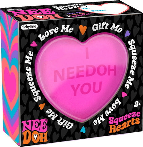 Squeeze Heart NeeDoh (assorted styles)