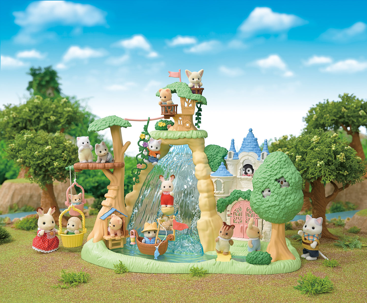 Calico Critters Secret Forest Falls