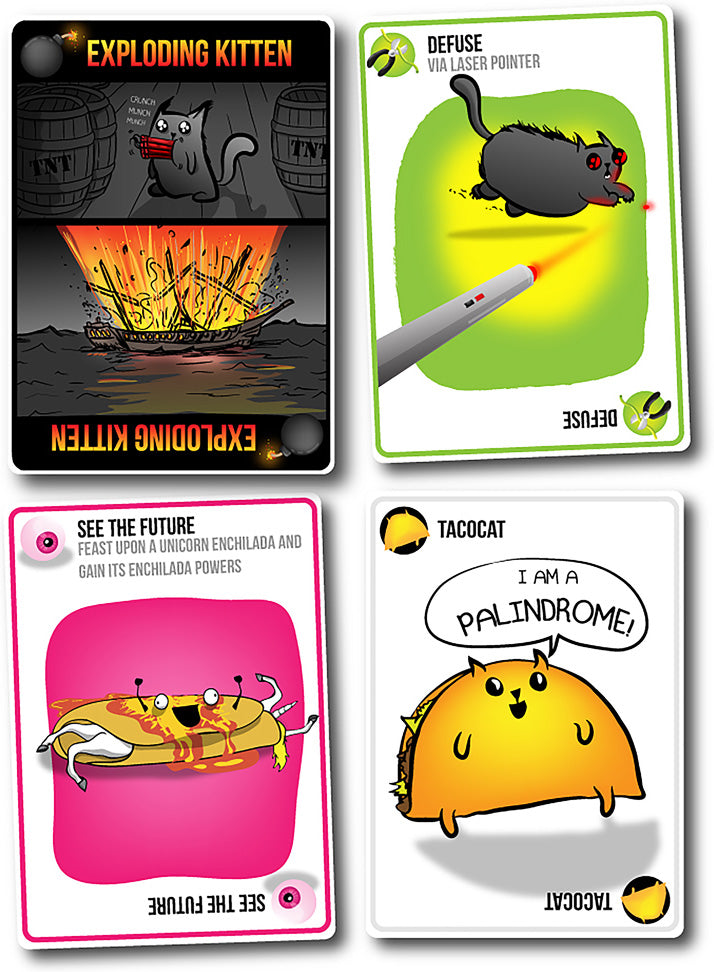 Exploding Kittens Card Game Age 7+