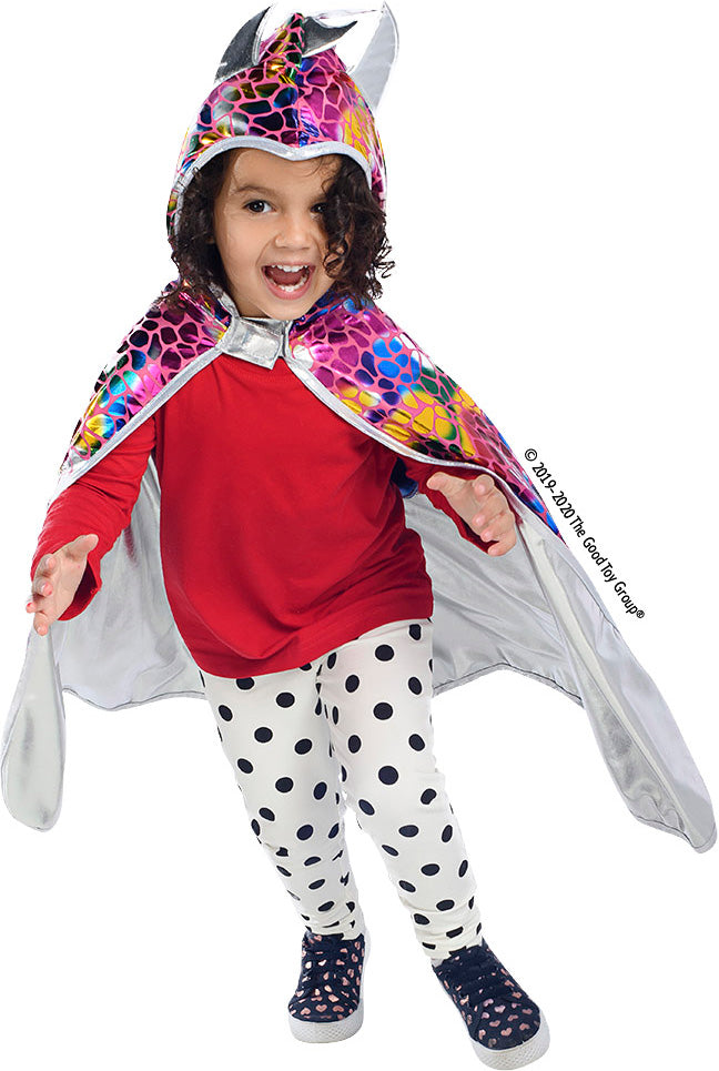 Great Pretenders Reversible Knight Dragon Cape Size 5-6