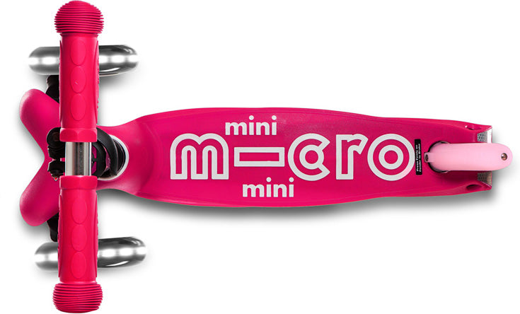 LOCAL PICK-UP ONLY - Micro Kickboard Mini Deluxe LED - Pink