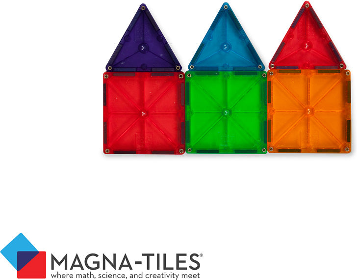 Magna-Tiles® Clear Colors 32 Piece Set