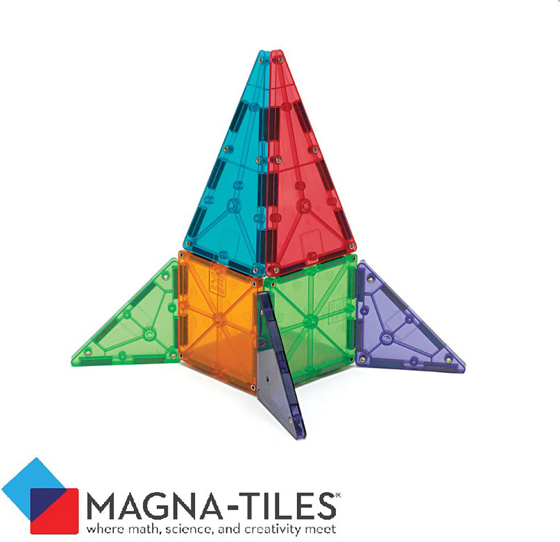 Magna-Tiles® Clear Colors 32 Piece Set