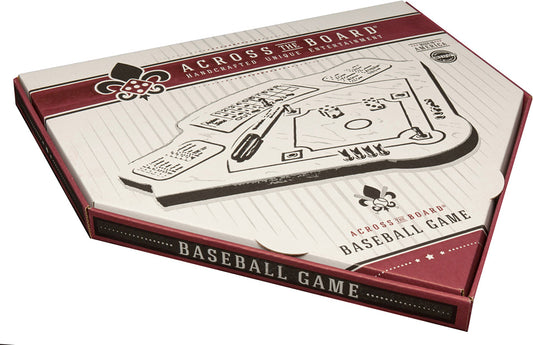 Across the Board Wooden Tabletop Baseball Game