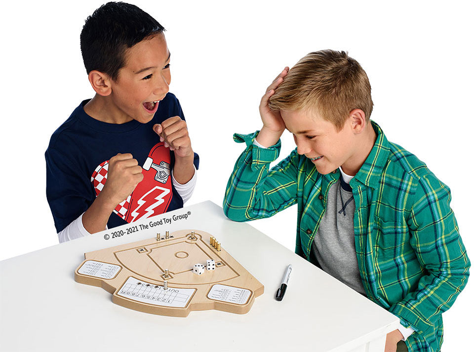 Across the Board Wooden Tabletop Baseball Game