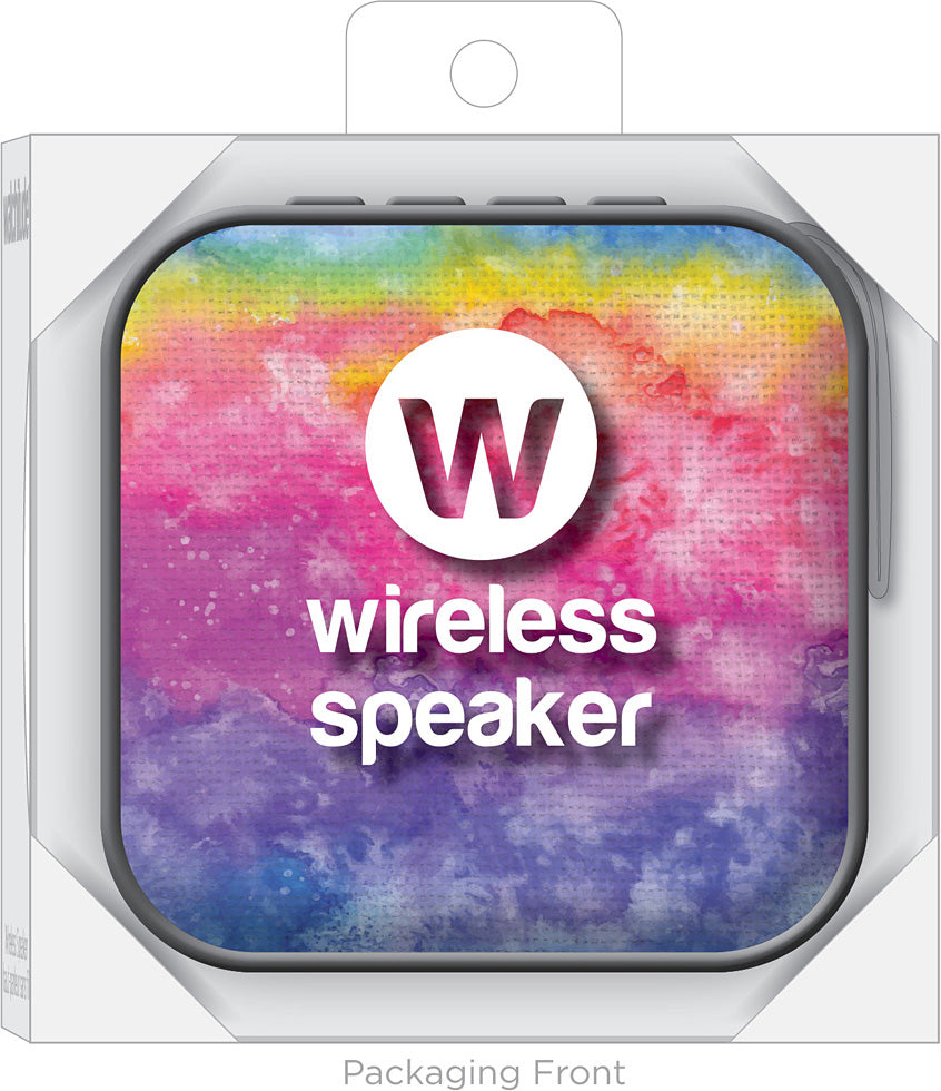 Jamm'd Wireless Speaker - Rainbow Tie Dye