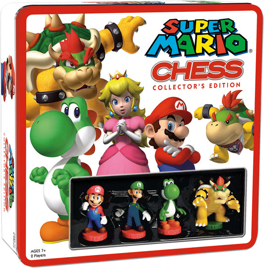 Super Mario Chess Collector's Edition Tin Game Age 7+