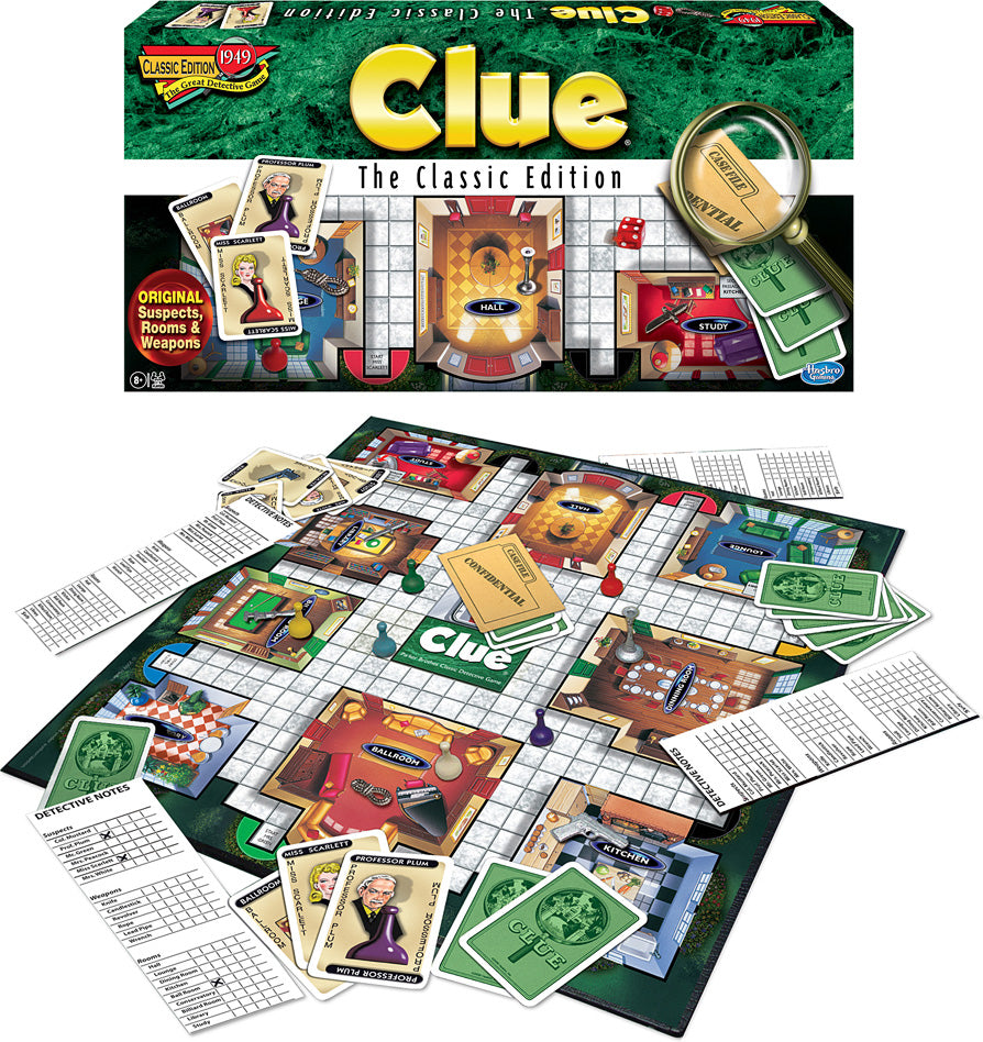 Clue The Classic Edition Game Age 8+