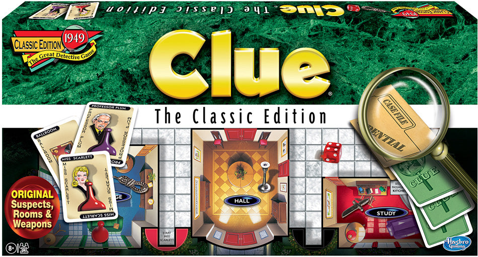 Clue The Classic Edition Game Age 8+