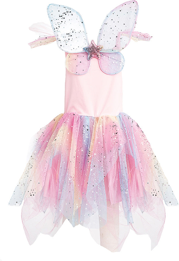 Rainbow Fairy Dress & Wings