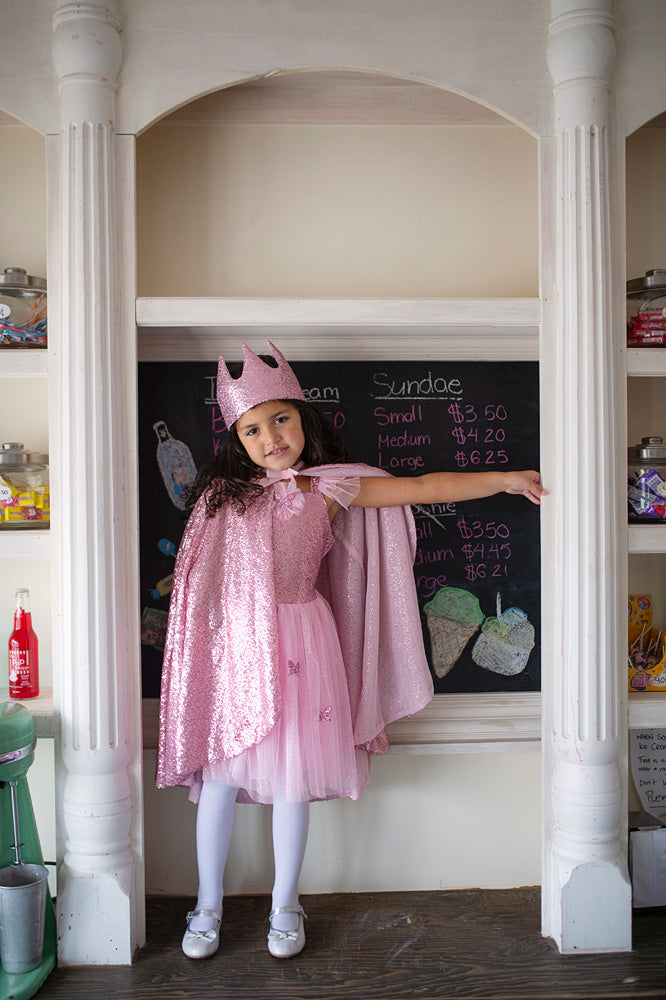 Precious Pink Sequins Cape