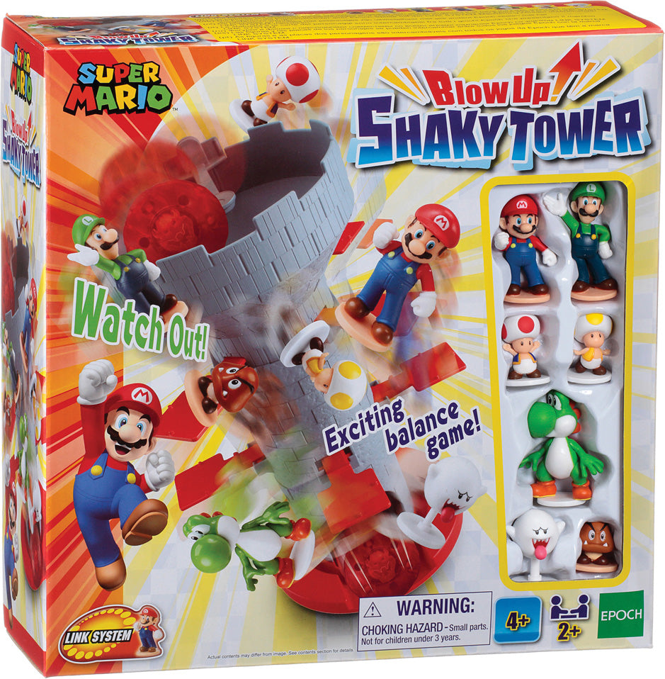 Super Mario Blow Up! Shaky Tower Game Age 4+