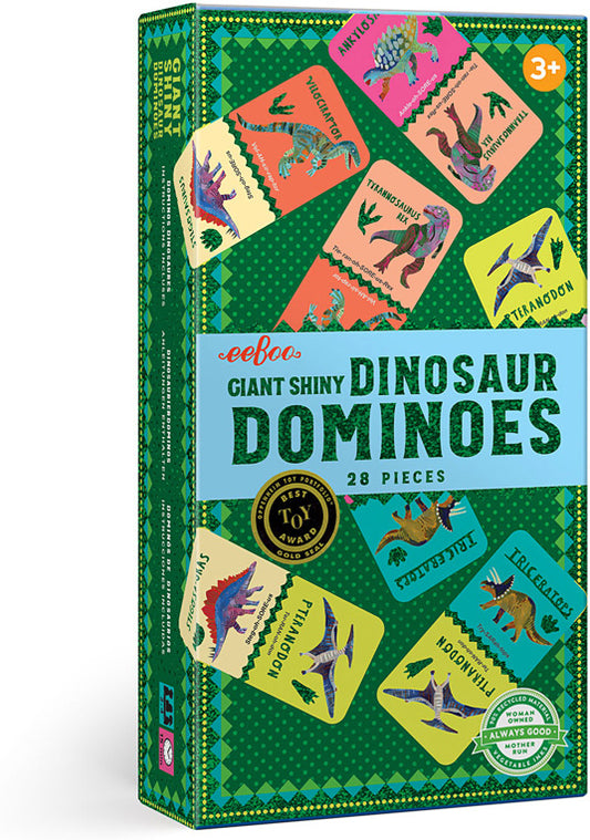 Giant Shiny Dinosaur Dominoes Age 3+