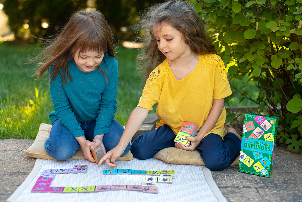 Giant Shiny Dinosaur Dominoes Age 3+