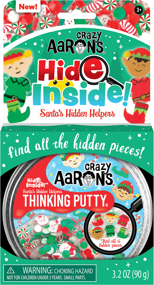 Hide Inside! Santa's Hidden Helpers Thinking Putty