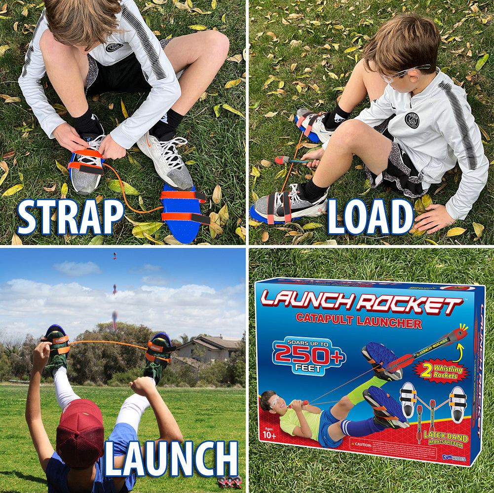 Launch Rocket Catapult Launcher age 10+