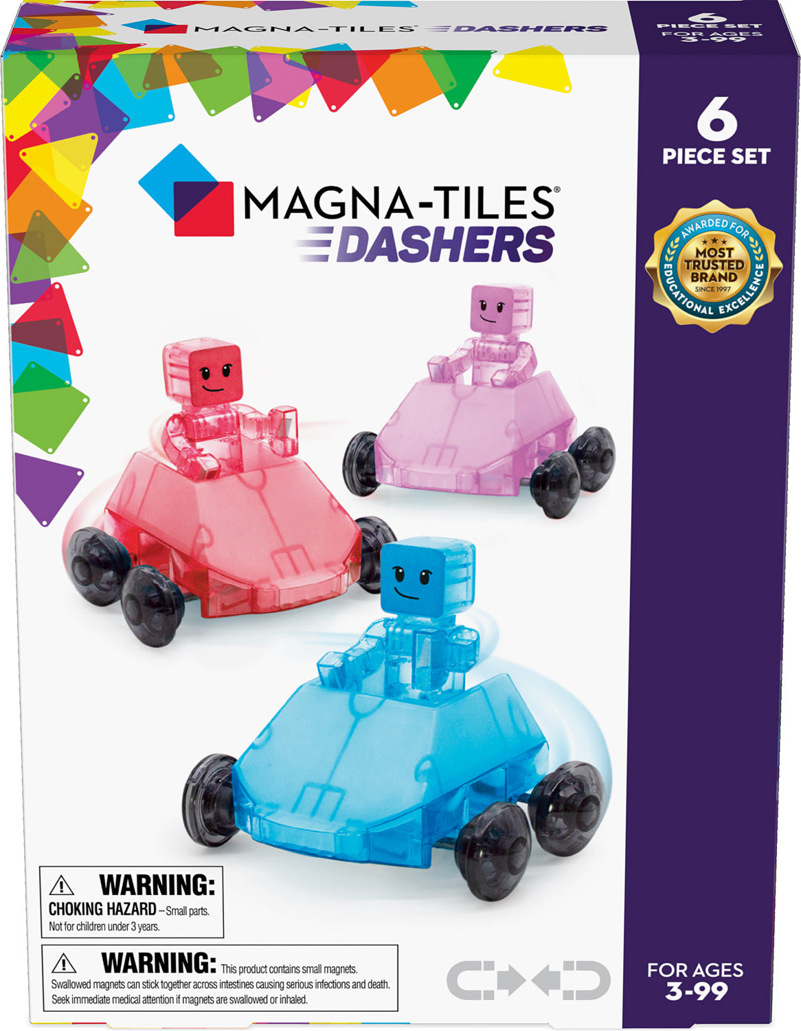 Magna-Tiles Dashers 6 Piece Set