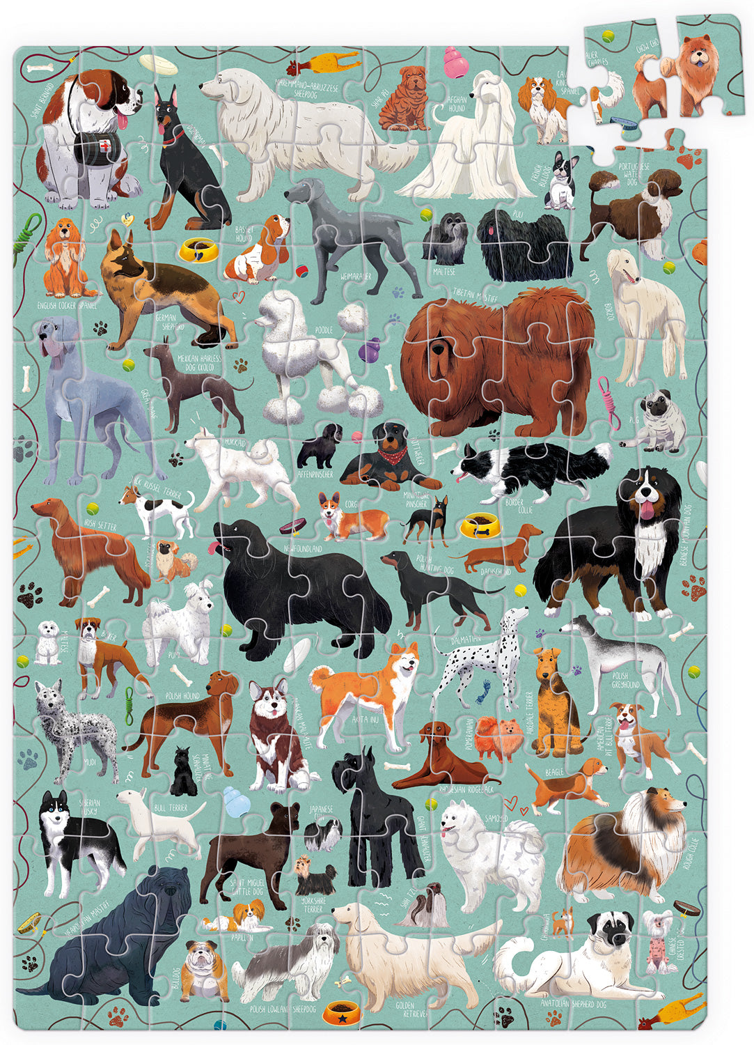 PUZZLOVE Dogs - 100 pcs