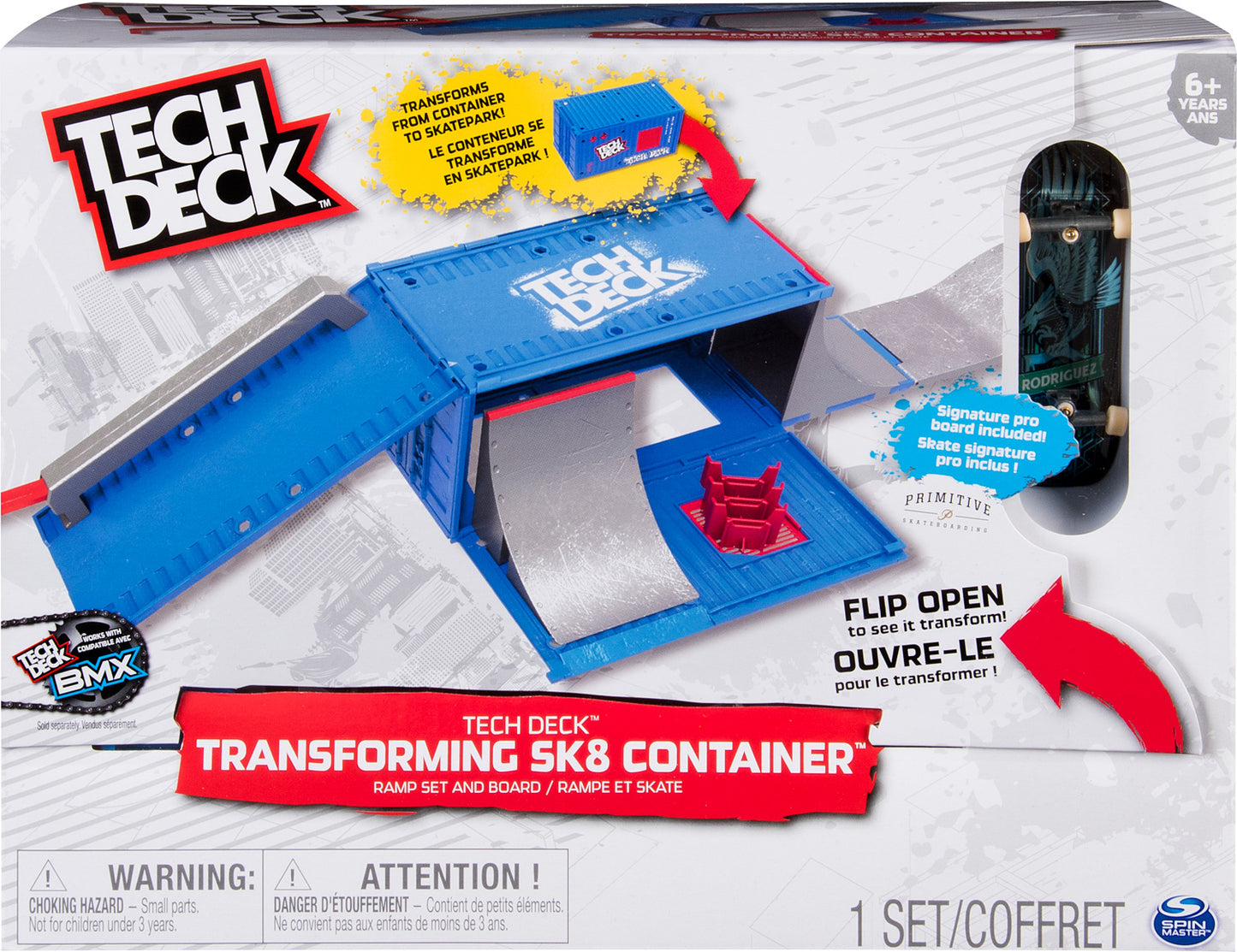 Tech Deck Transforming SK8 Container Pro Playset