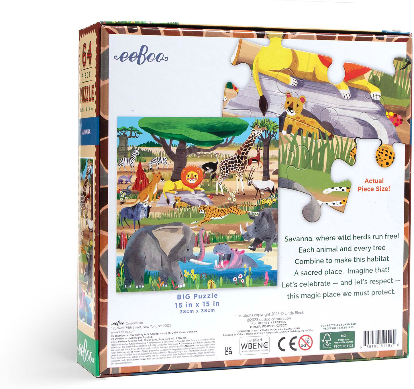 Savanna - 64 Piece Puzzle