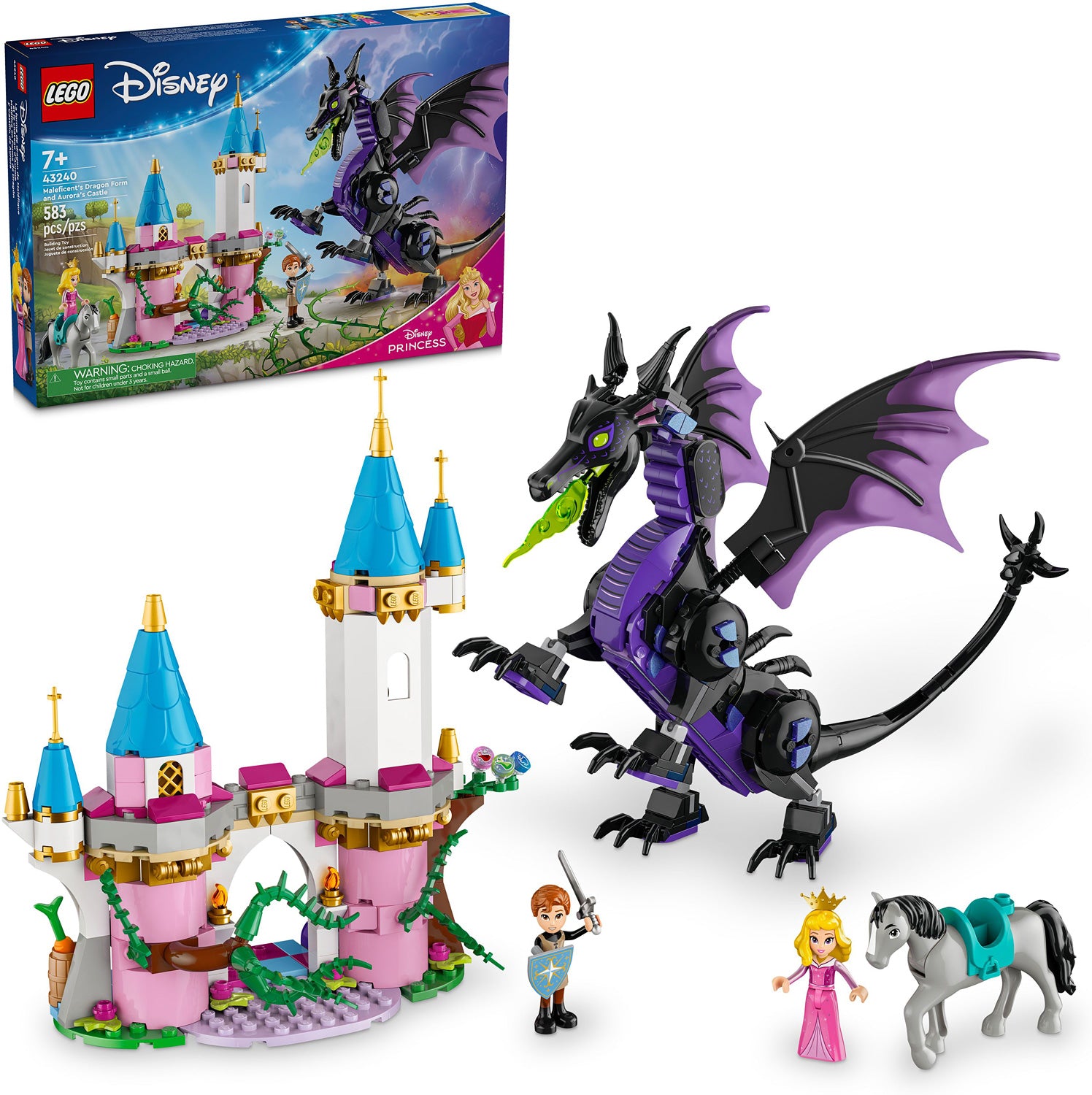 LEGO DISNEY PRINCESS Maleficent's Dragon Form and Aurora's Castle