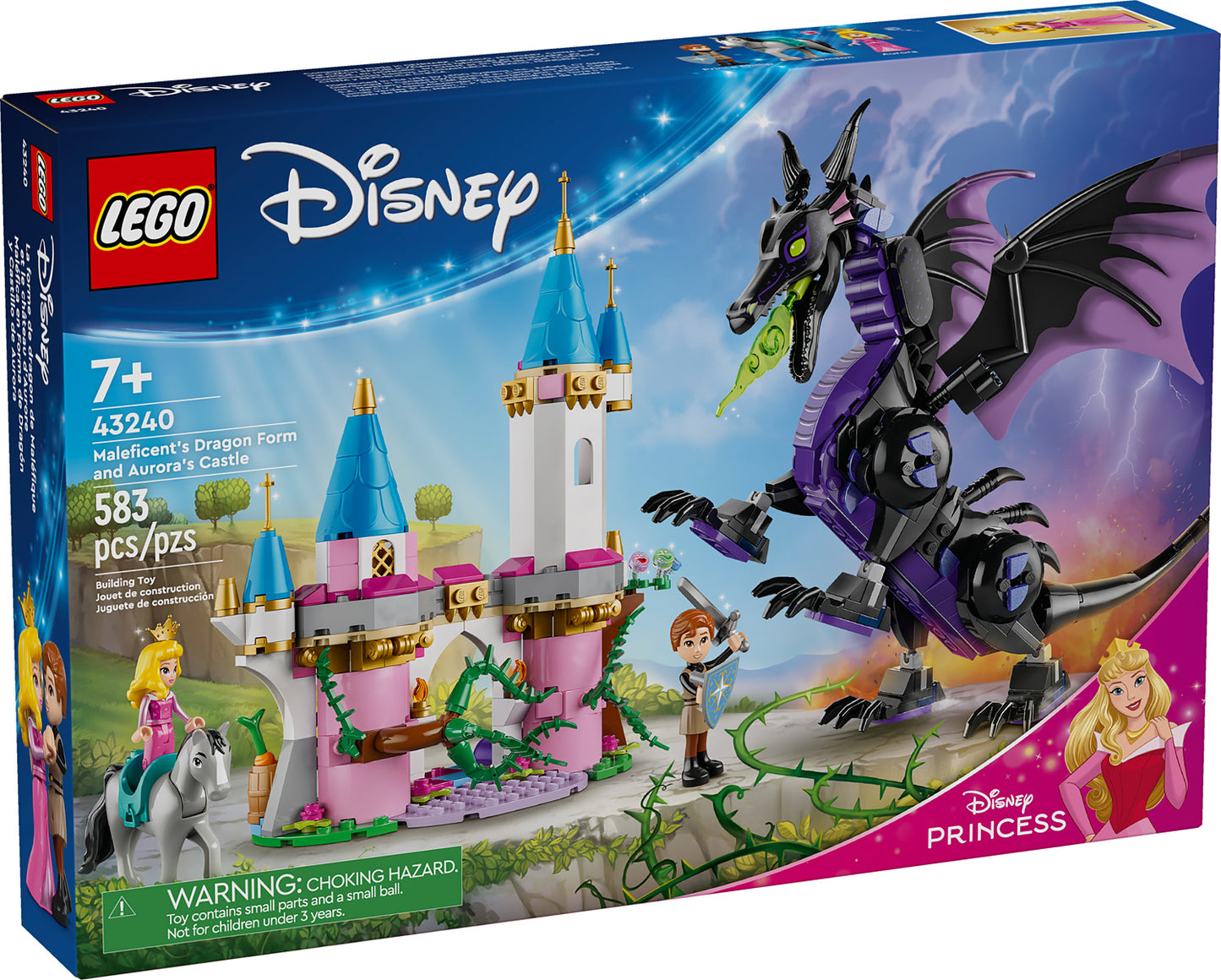 LEGO DISNEY PRINCESS Maleficent's Dragon Form and Aurora's Castle