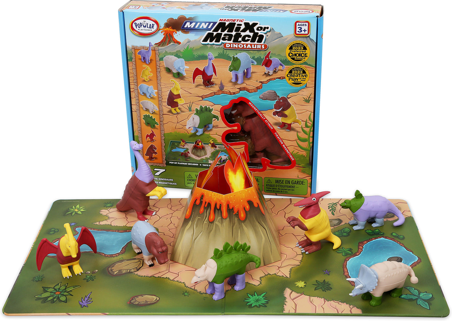 Mini Magnetic Mix or Match Dinosaurs