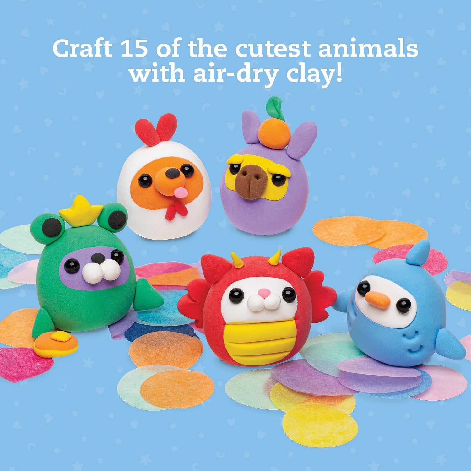 KLUTZ Air-Dry Clay Animal Party!