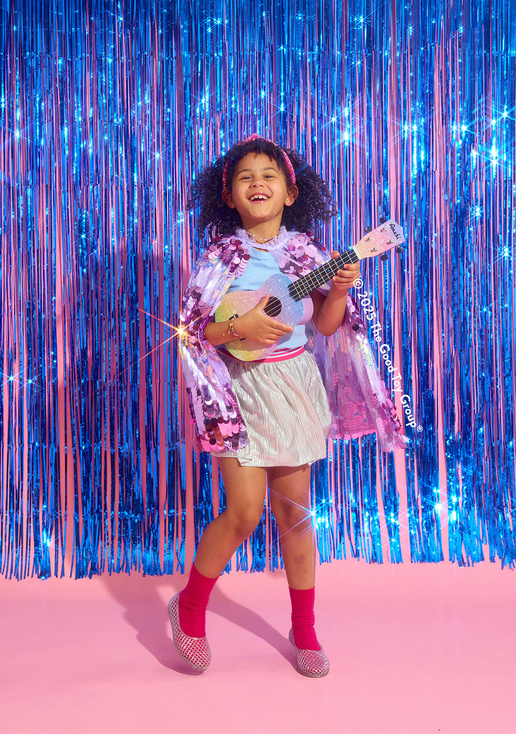 Glitter Rainbow Ukulele