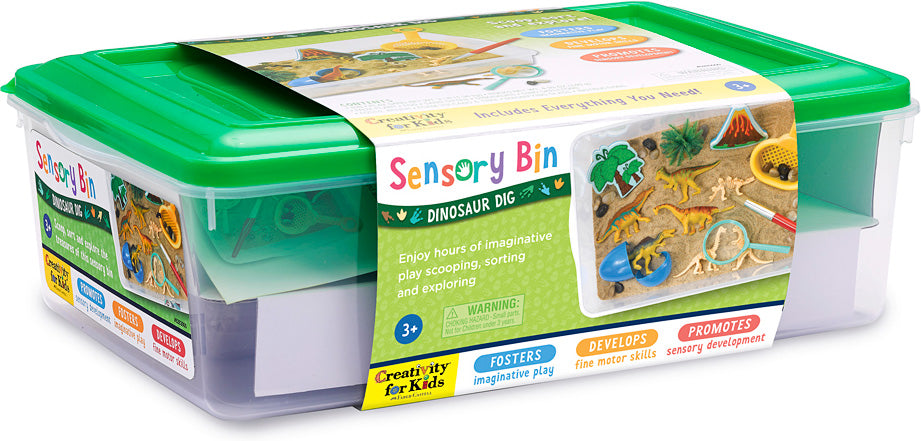 Sensory Bin - Dinosaur Dig