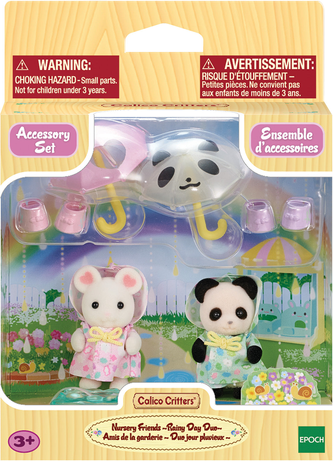 Calico Critters Nursery Friends - Rainy Day Duo