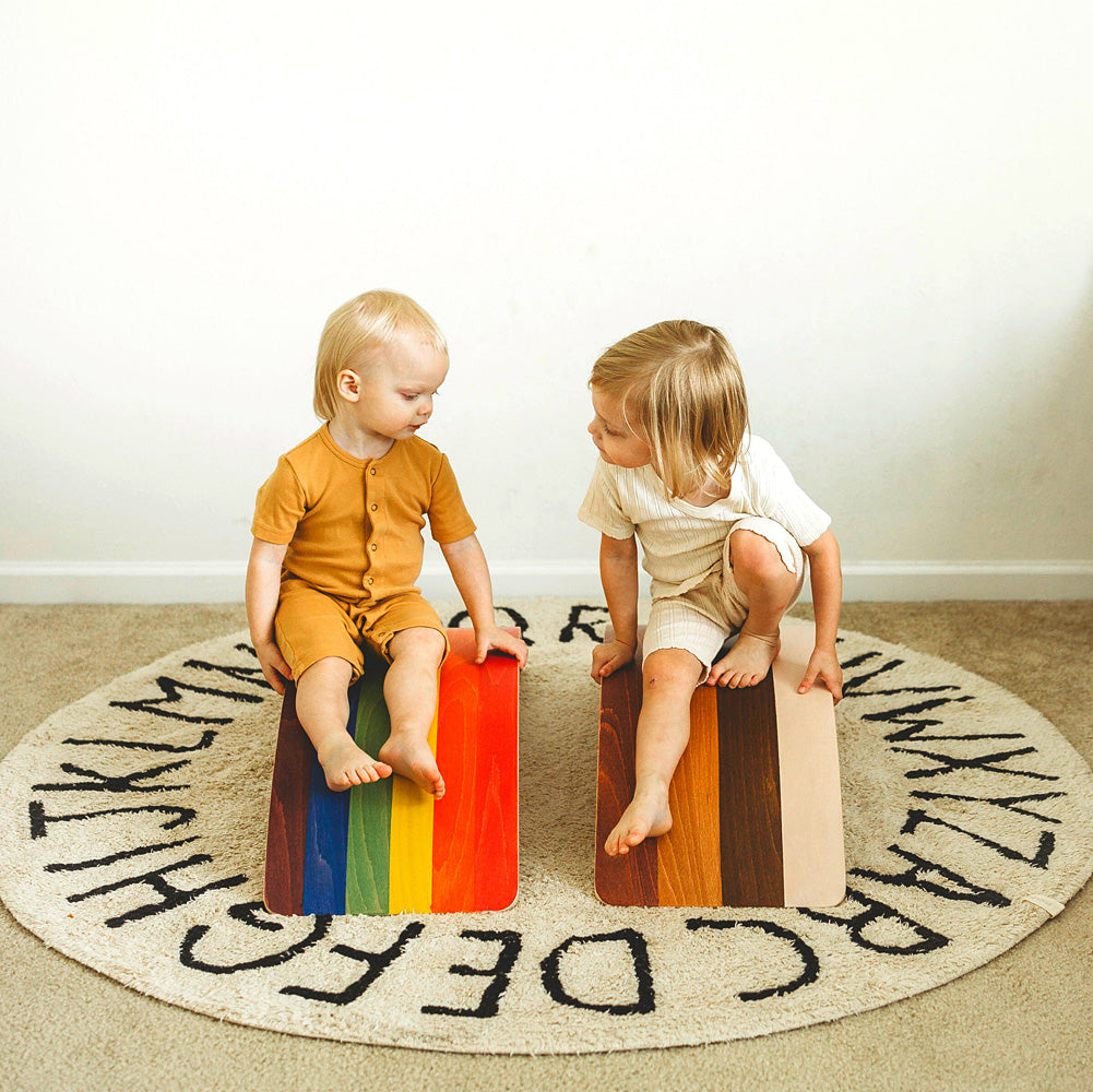 Rainbow Wobble Board - Regular size