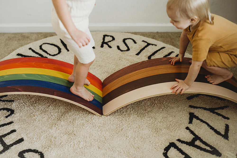 Rainbow Wobble Board - Regular size