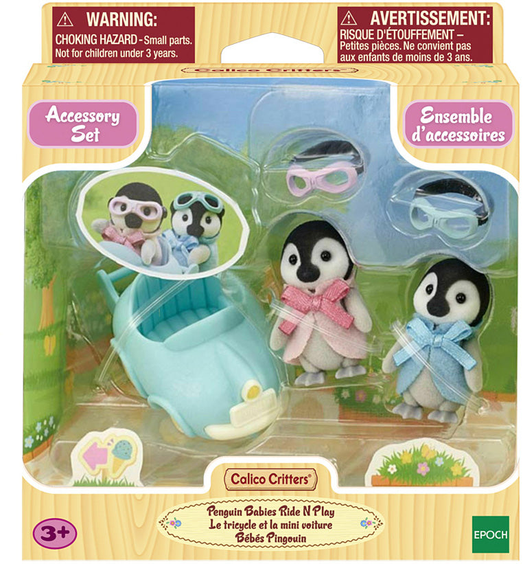 Calico Critters Penguin Babies Ride 'n Play