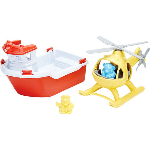 Rescue Boat & Helicopter - Made in the USA