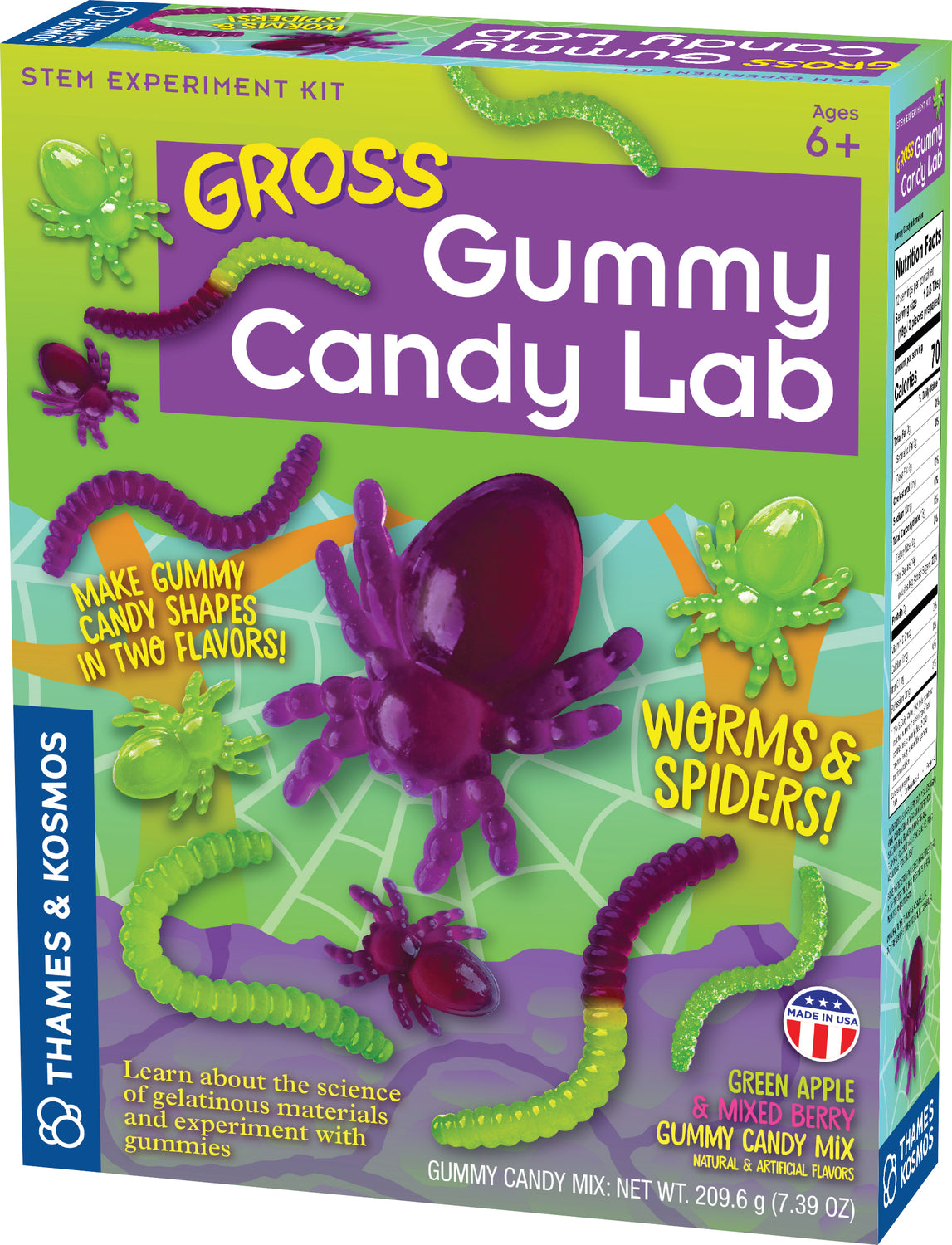 Gross Gummy Candy Lab: Worms and Spiders Age 6+