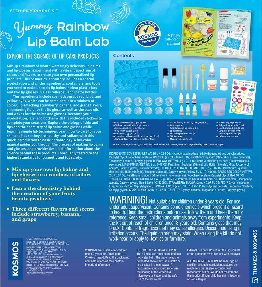 Yummy Rainbow Lip Balm Lab