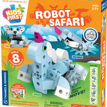 Kids First: Robot Safari - Introduction to Motorized Machines Age 5+