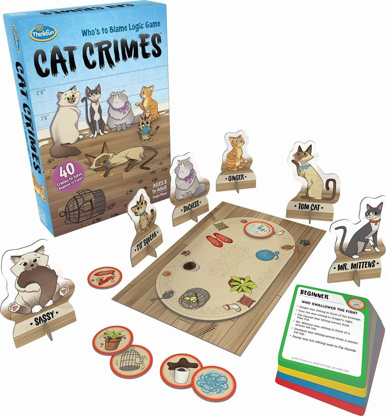 Think Fun Cat Crimes Game