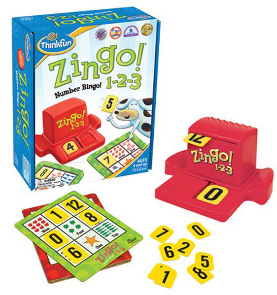 Think Fun Zingo! 1-2-3 Game Age 4+