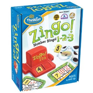 Think Fun Zingo! 1-2-3 Game Age 4+