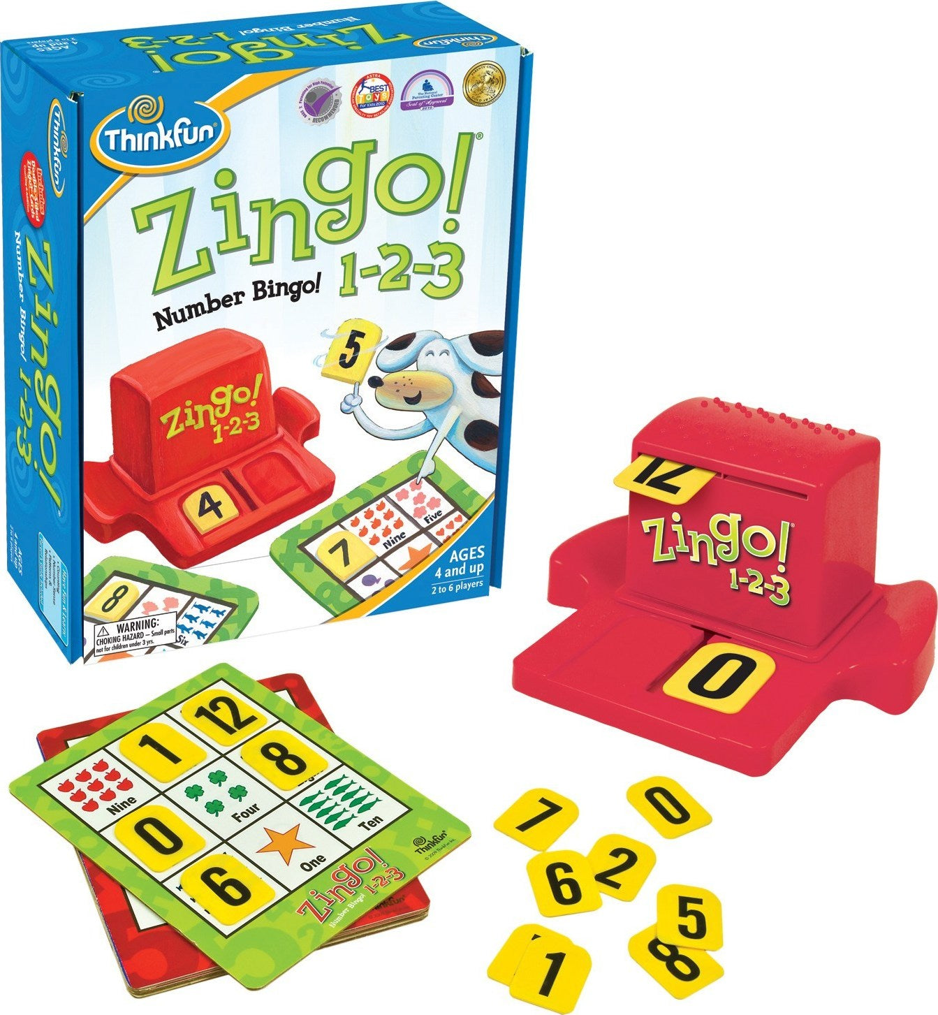 Think Fun Zingo! 1-2-3 Game Age 4+