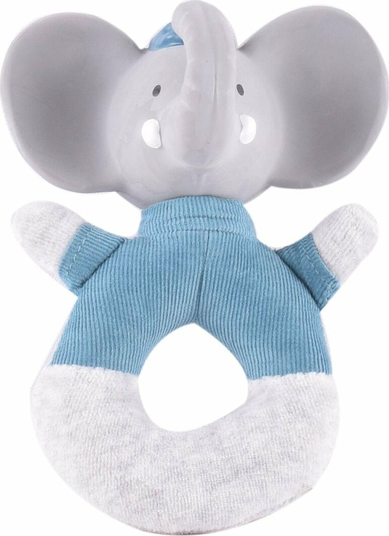 Alvin The Elephant - Soft Rattle With Rubber Head