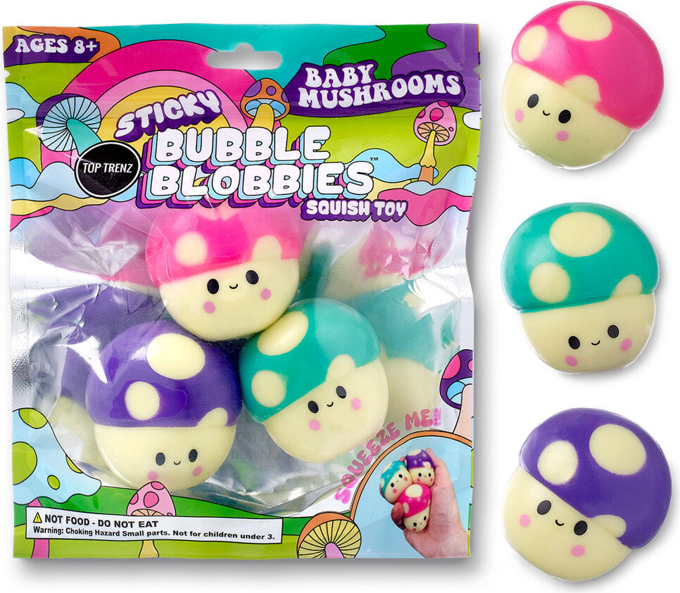 Sticky Bubble Blobbies - Baby Mushrooms